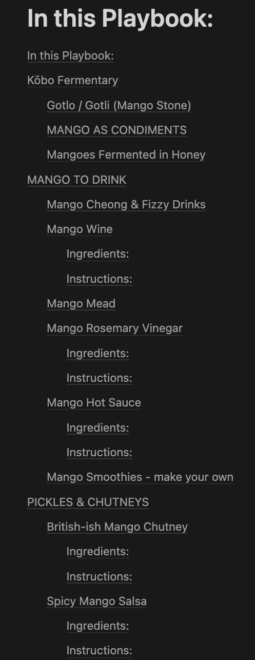 Ripe Mango Ferments Playbook